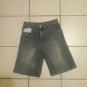 Blue jean Polo shorts